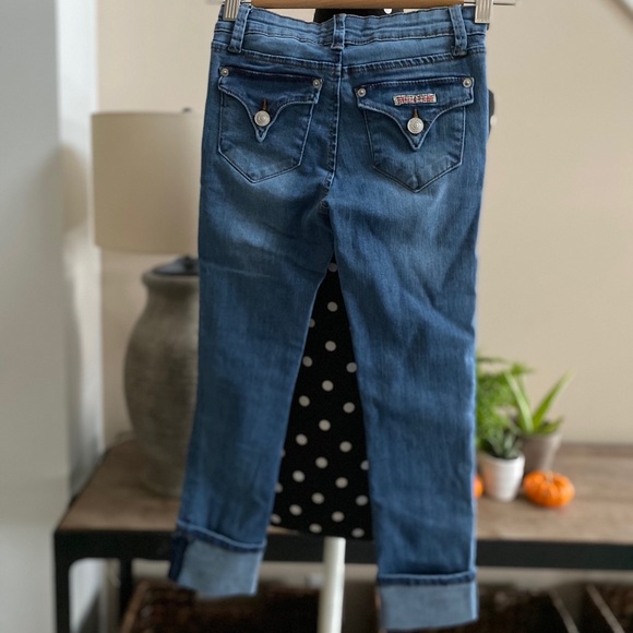 Hudson Jeans - Skinny Roll Cuff Crop Jeans - Picture 2 of 10